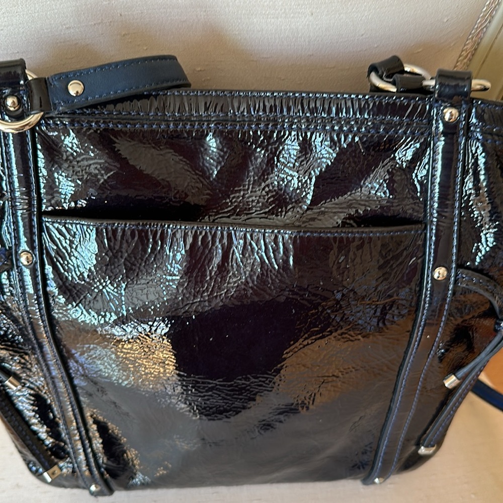 Coach leather tote bag. - Picture 4 of 8